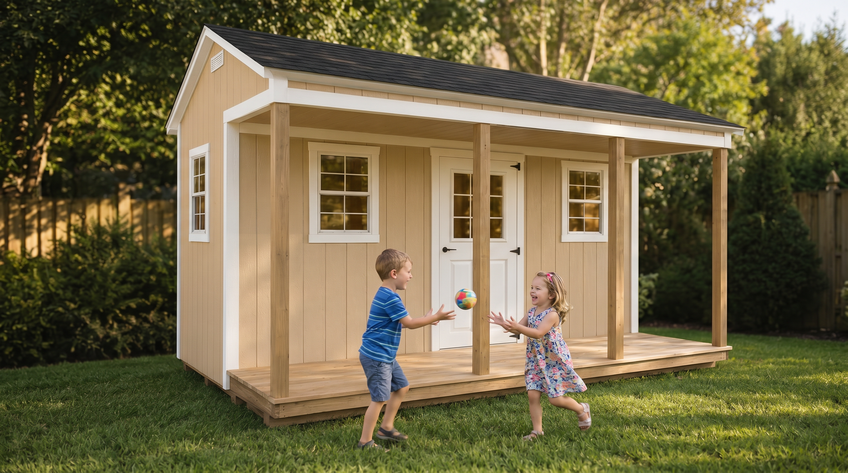 Side Porch Shed